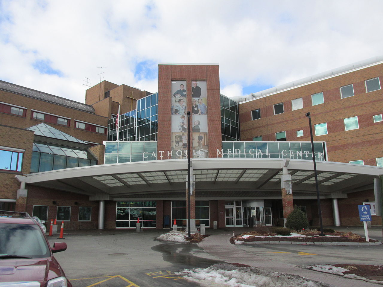Exterior photo of engineering design project at The Catholic Medical Center in Bedford, NH