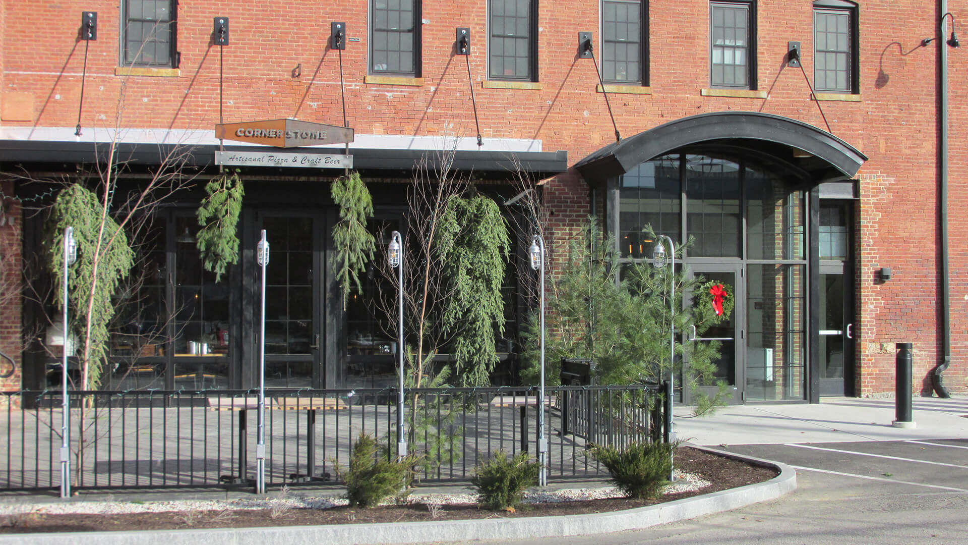 Exterior photo of engineering design project at Cornerstone Pizza